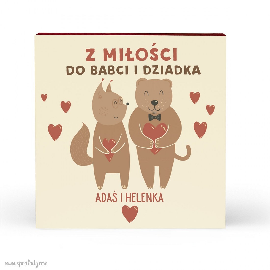 Personalizowane serce piernikowe od wnuczk�w - Serce piernikowe 1