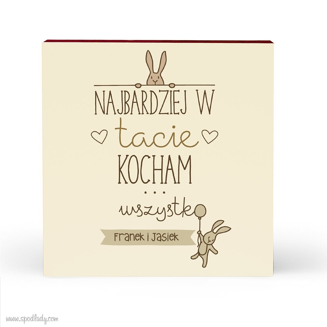 ZZZ - Serce piernikowe duże Najbardziej w tacie ko - Serce piernikowe 1