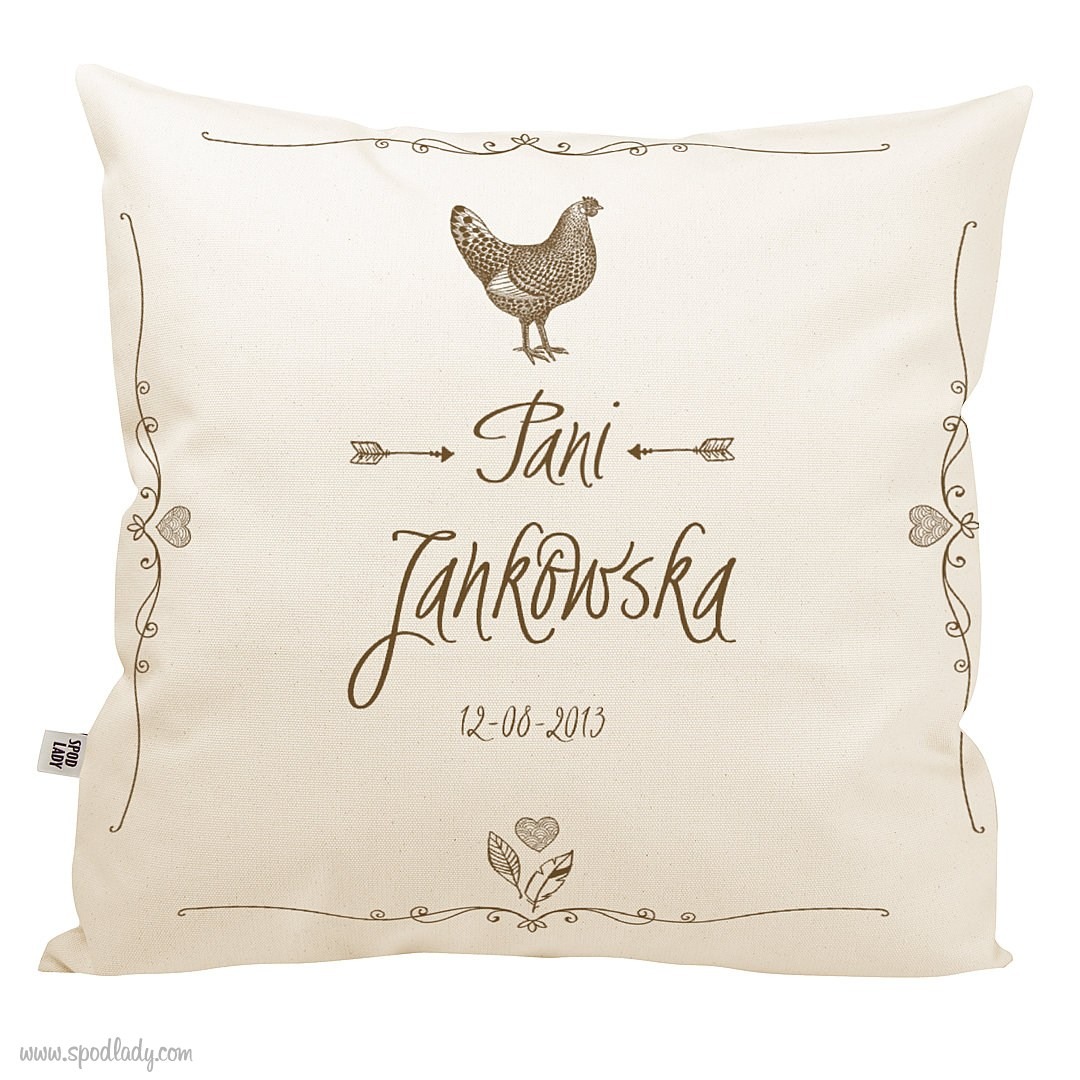 Zestaw poduszek z personalizacj 