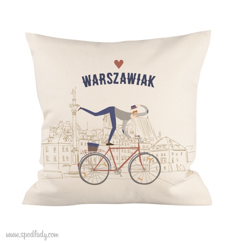 Poduszka dla mczyzny. Element zestawu prezentowego.