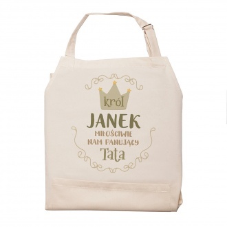 Fartuch z imieniem "Kr�l tata"