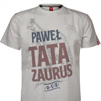 Koszulka m�ska z imieniem "Tatazaurus Rex"
