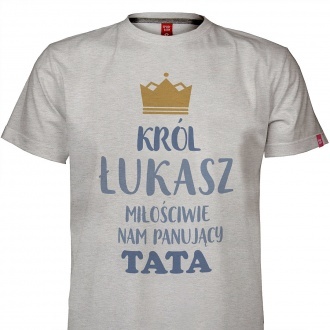 Koszulka z imieniem "Kr�l tata"