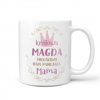 Kubek z imieniem "Kr�lowa mama"