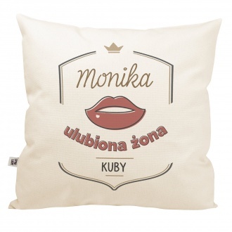 Personalizowana poduszka "Ulubiona �ona"