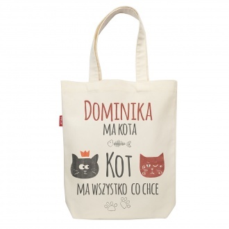 Personalizowana torba dla wielbicielki kot�w