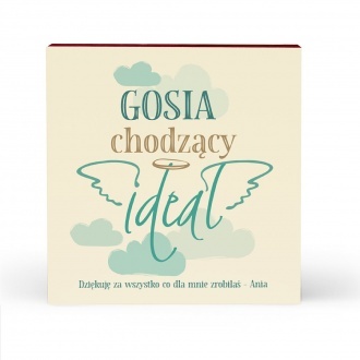 Personalizowane serce piernikowe "Chodz�cy idea�"