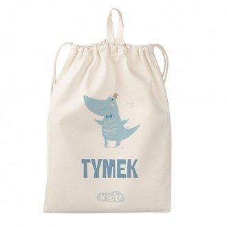 Personalizowany worek dla maluszka "Krokodyl"
