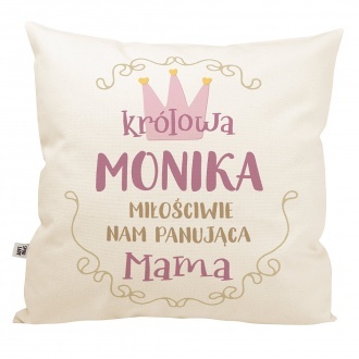 Poduszka z imieniem "Kr�lowa mama"