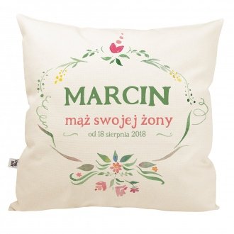 Poduszka z imieniem "M�� swojej �ony"