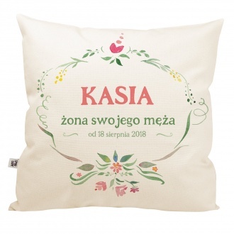 Poduszka z imieniem "�ona swojego m�a"