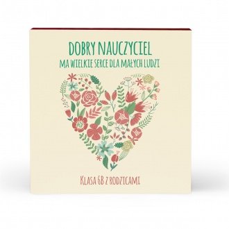 Serce piernikowe "Nauczyciel Ma Wielkie Serce"