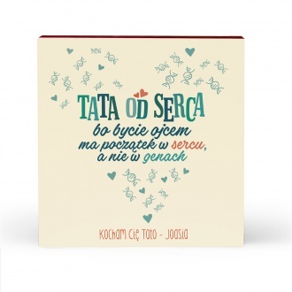 Serce piernikowe "Tata od serca"