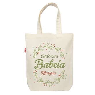 Torba z imieniem "Cudowna babcia"