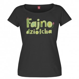 Koszulka "Fajna dzio�cha"
