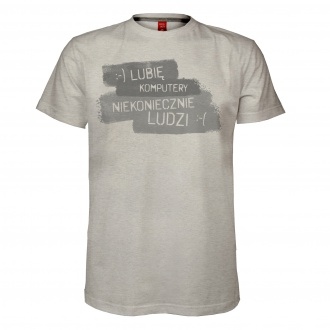 Koszulka m�ska "Lubi� komputery, niekoniecznie ludzi" 