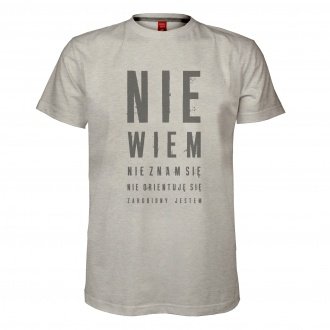 Koszulka m�ska "Nie wiem, nie znam si�"
