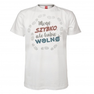 Koszulka m�ska "Mog� szybko, ale lubi� wolno"