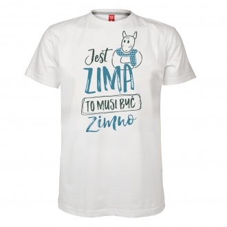 Koszulka m�ska "Jest zima to musi by� zimno"