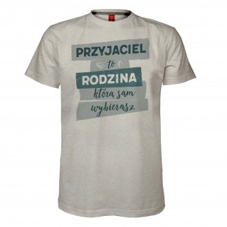 Koszulka m�ska "Przyjaciel to rodzina"