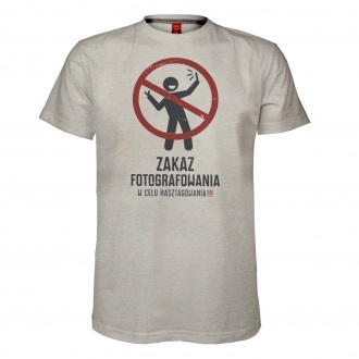 Koszulka m�ska "Zakaz fotografowania"
