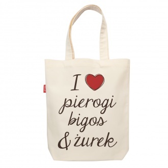 Torba "I love pierogi"