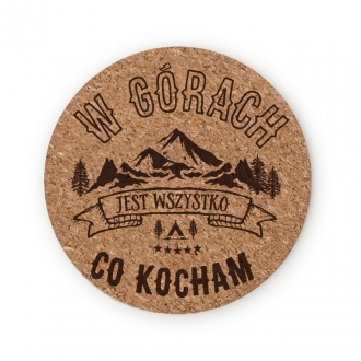 Podk�adka pod kubek "W g�rach"