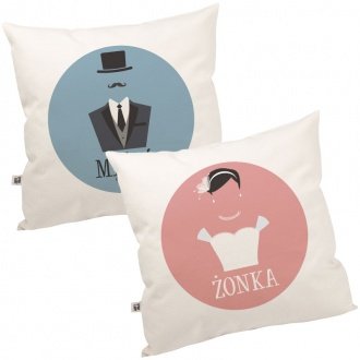 Zestaw poduszek "�onka" i "M�u�"