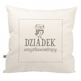 Poduszka "Dziadek wszystkowiedz�cy"