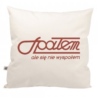 Poduszka "Spa�em" - wersja m�ska