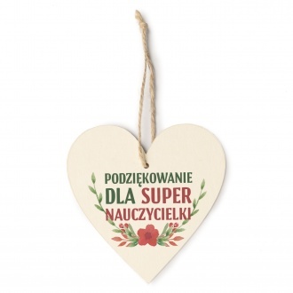 Zawieszka "Podzi�kowanie dla nauczycielki"