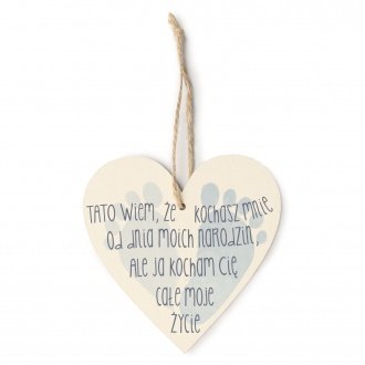 Zawieszka "Tato wiem, �e kochasz mnie"