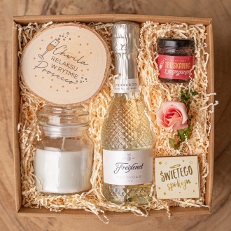 Zestaw Rose Relax & Candle