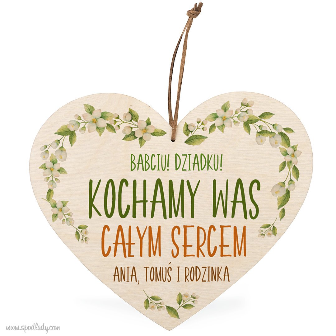 Tabliczka personalizowana "Babcia i Dziadek"