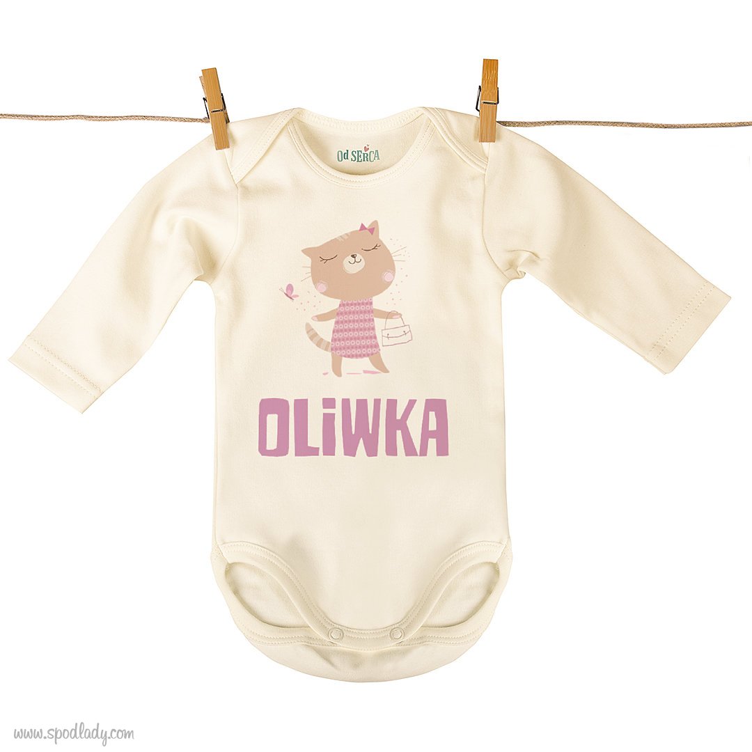 Bodziak z personalizacj "Kotek" 