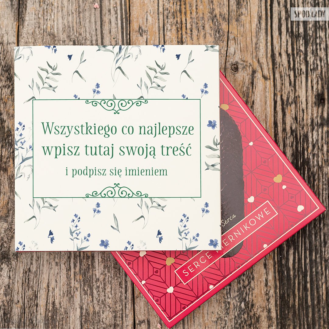 Du�e serce piernikowe z dedykacj�
