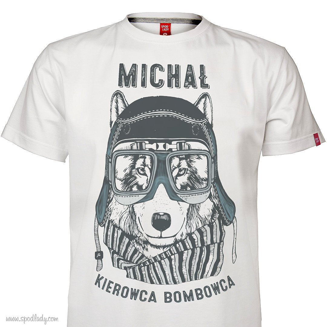 Koszulka m�ska z imieniem "Kierowca bombowca" 