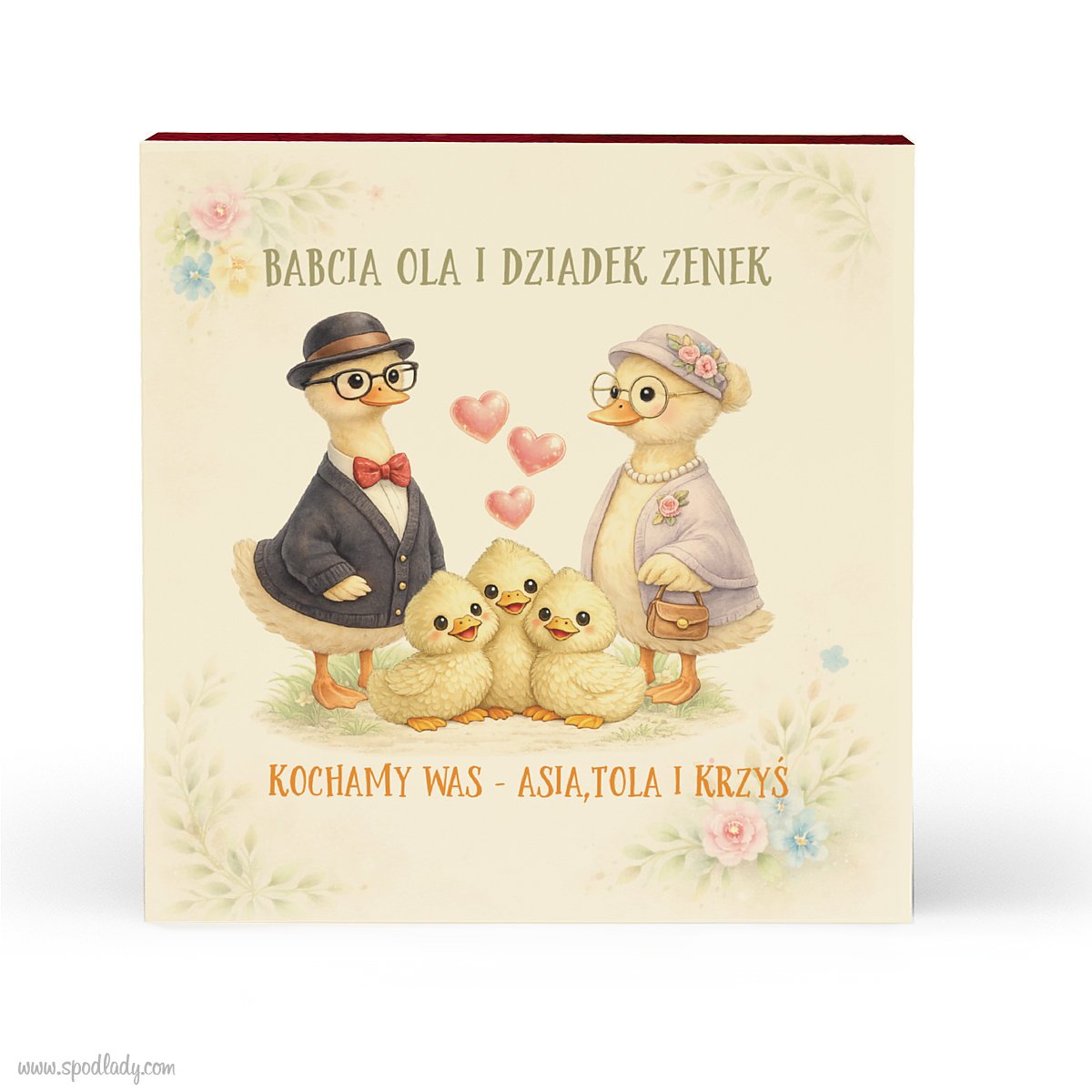 Pierniczek od trzech kaczuszek dla Dziadków