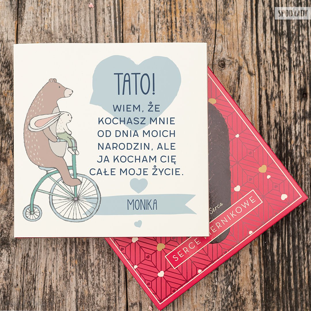 Serce piernikowe "Tato wiem �e kochasz"