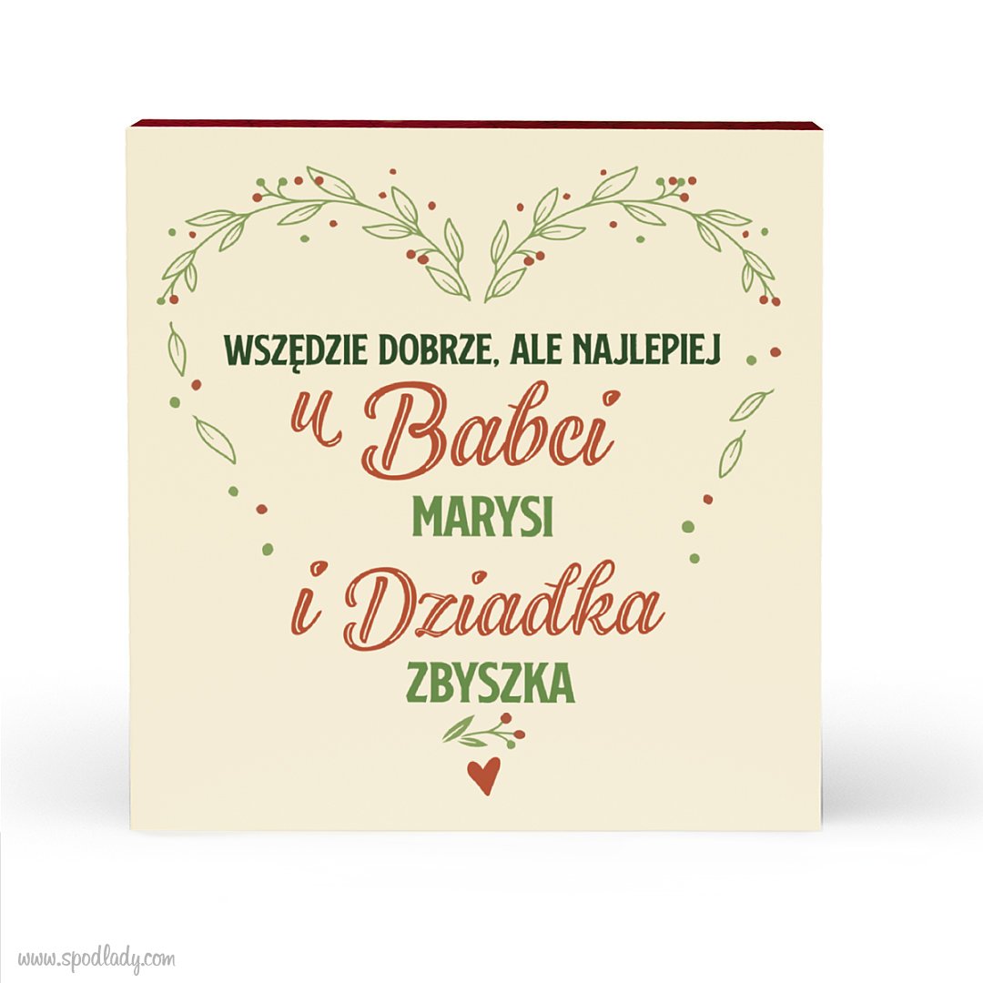 Serce piernikowe na Dzie� Babci