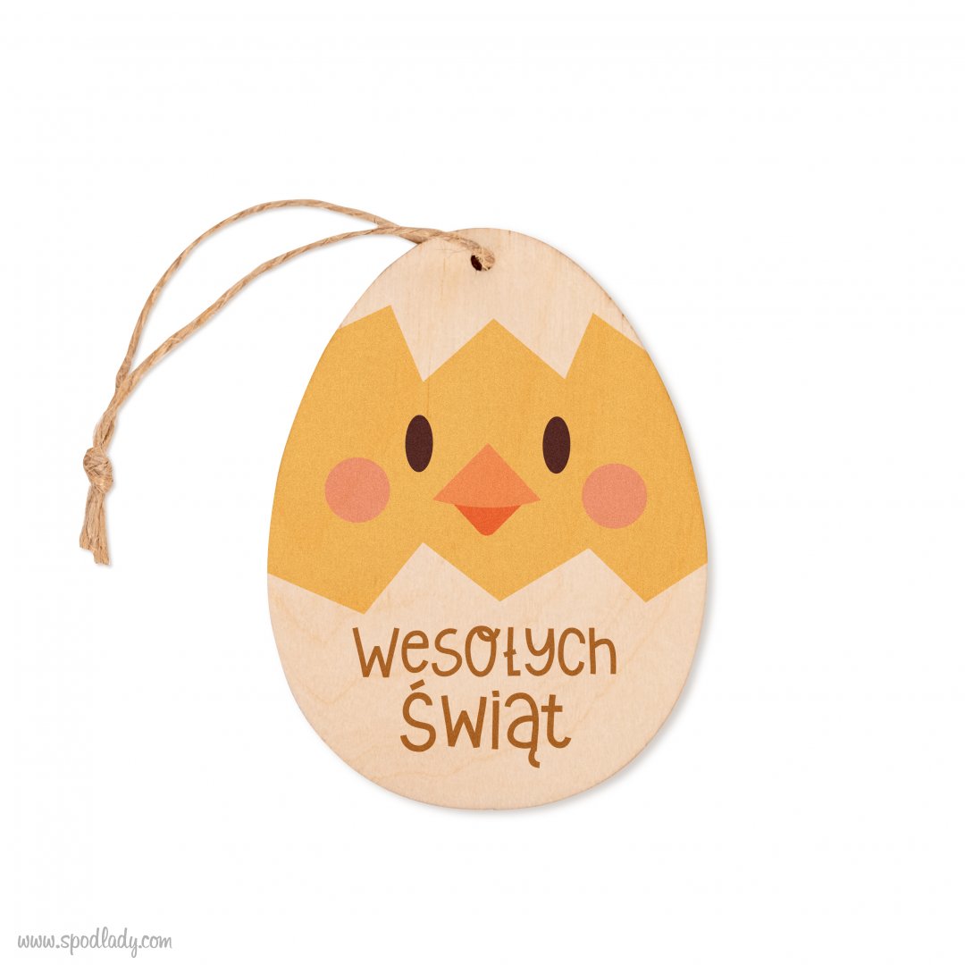 Zawieszka drewniana Weso�ych �wi�t