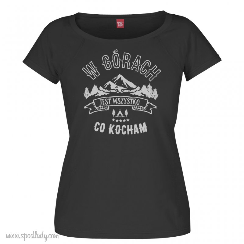 Koszulka damska "W grach jest wszystko co kocham" 