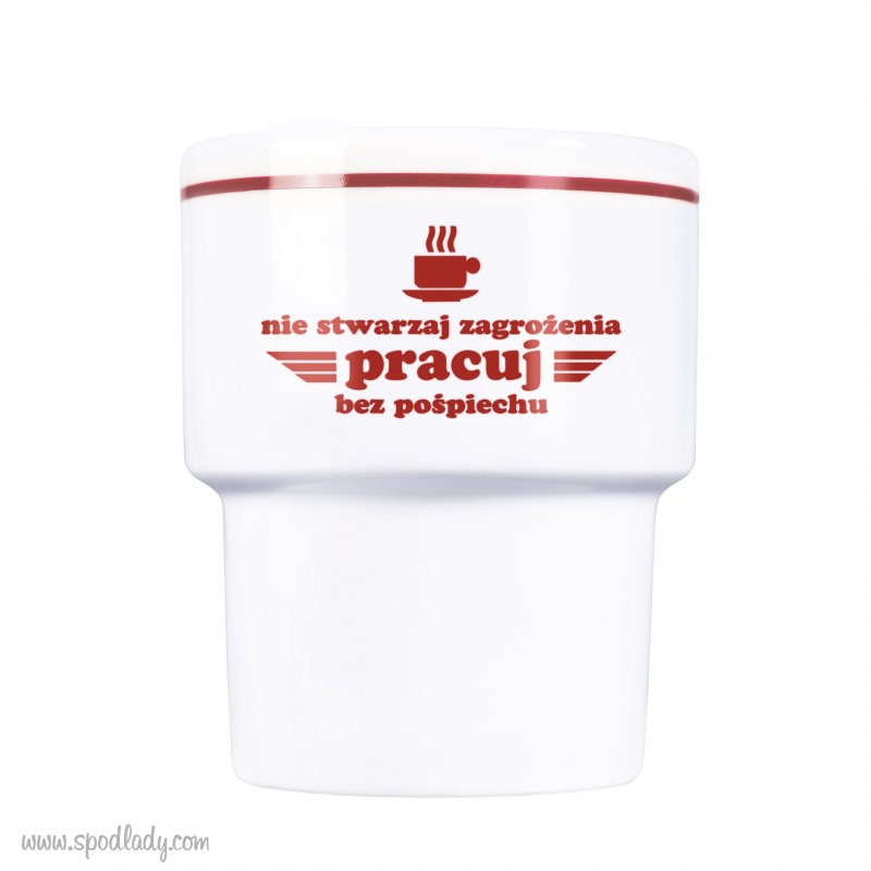 Kubek barowy "Pracuj bez popiechu"