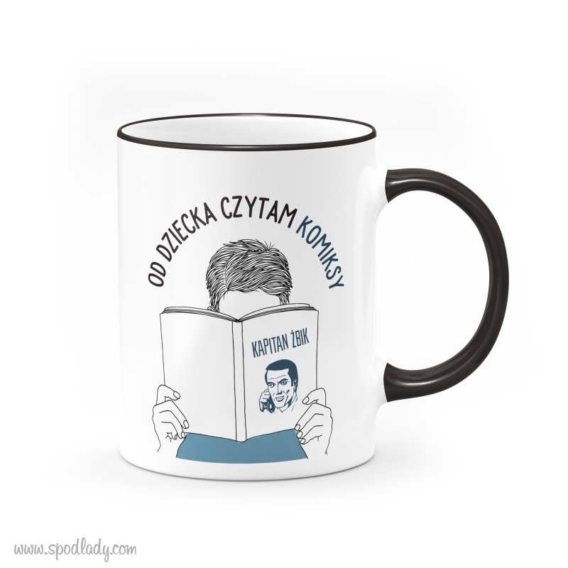 Kubek "Od dziecka czytam komiksy"