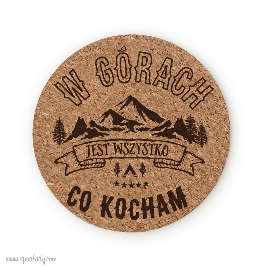 Podkładka pod kubek "W górach"