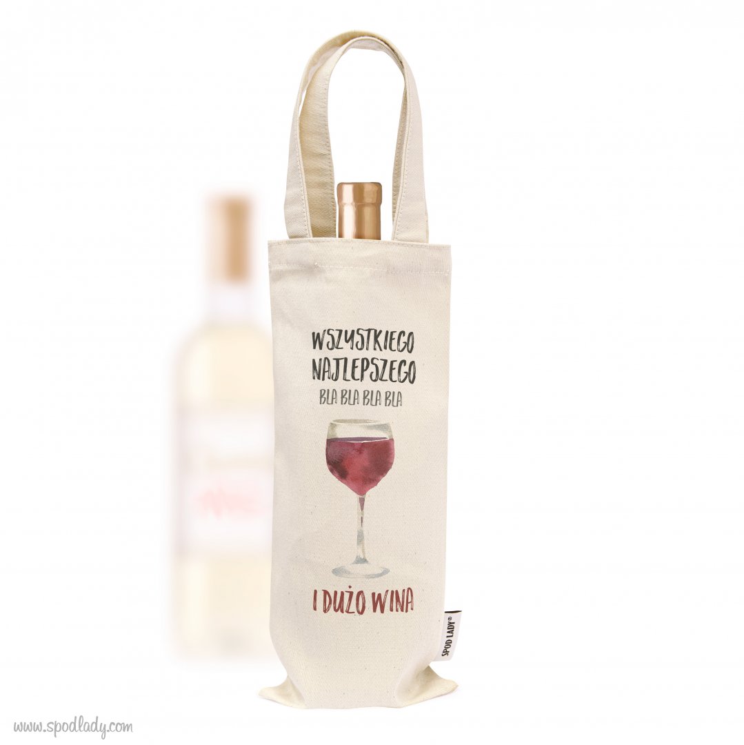 Torebka na alkohol "Wszystkiego najlepszego"