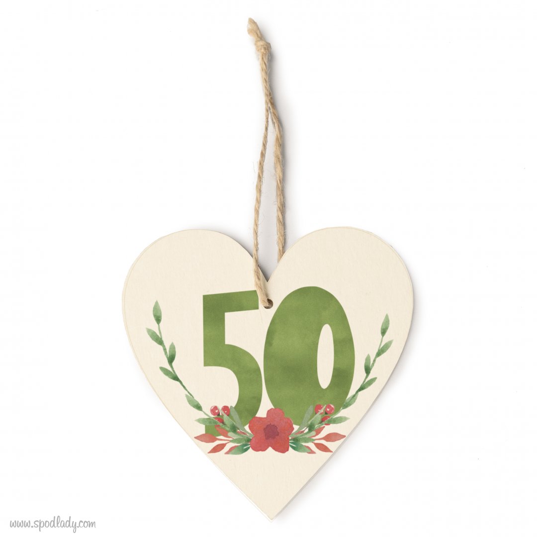 Zawieszka na 50 urodziny