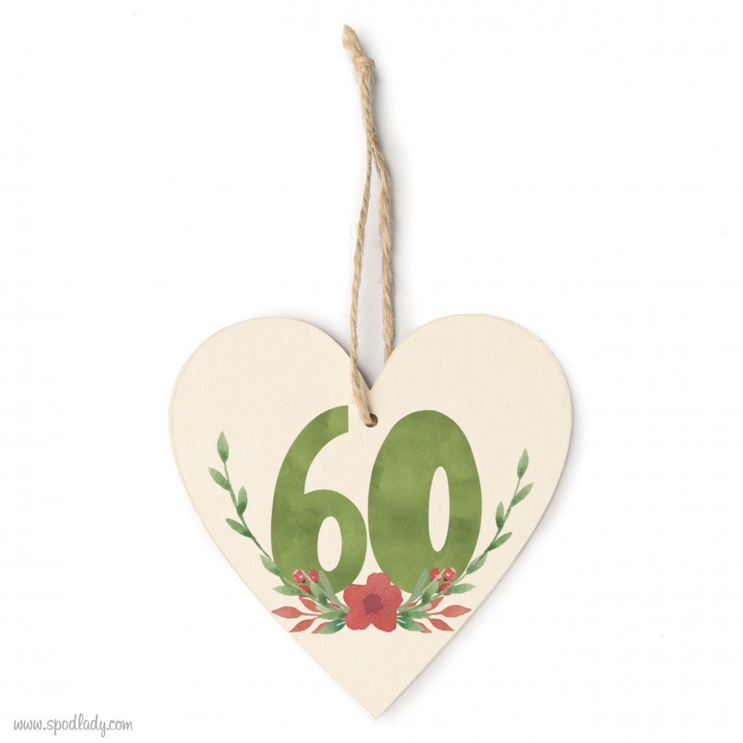 Zawieszka na 60 urodziny
