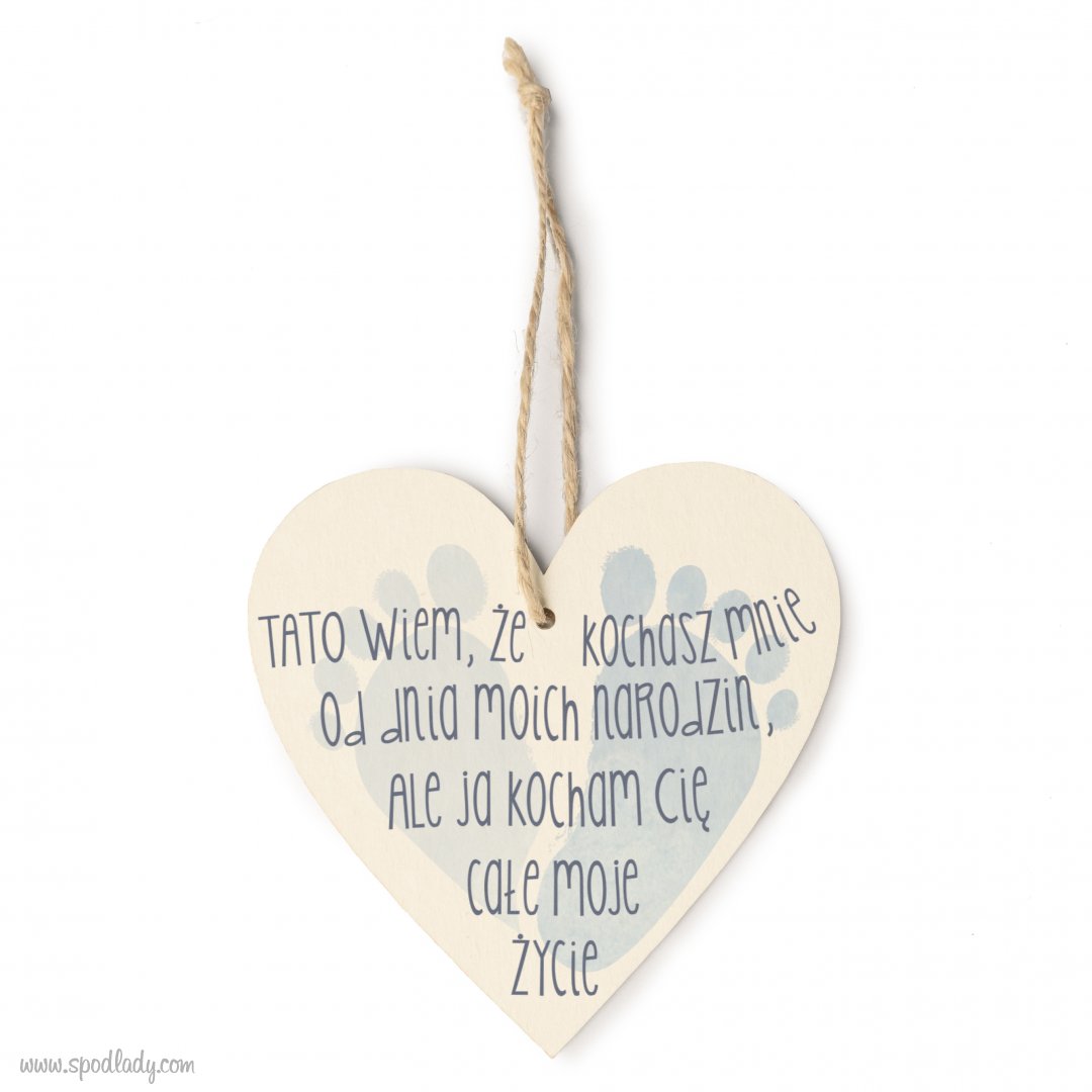 Zawieszka "Tato wiem, e kochasz mnie"