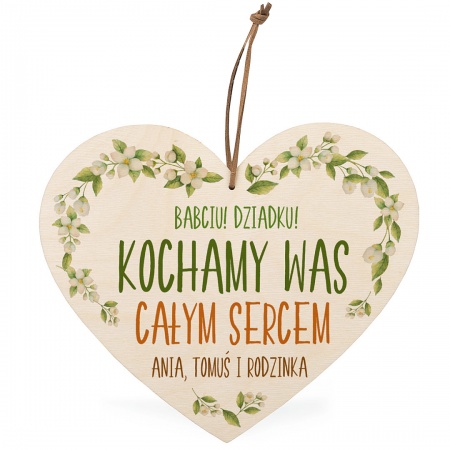  Tabliczka personalizowana "Babcia i Dziadek"